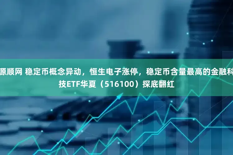 源顺网 稳定币概念异动，恒生电子涨停，稳定币含量最高的金融科技ETF华夏（516100）探底翻红